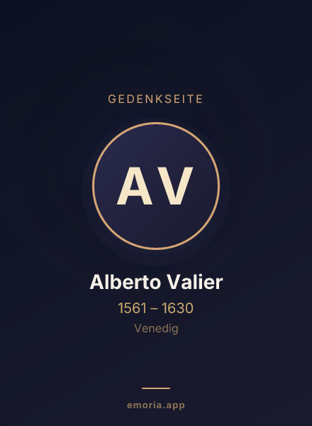 Gedenkportrait von Alberto Valier