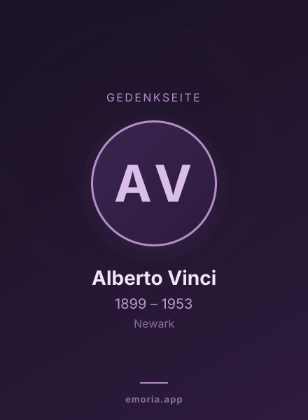 Gedenkportrait von Alberto Vinci