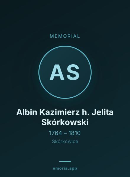 Memorial portrait of Albin Kazimierz h. Jelita Skórkowski