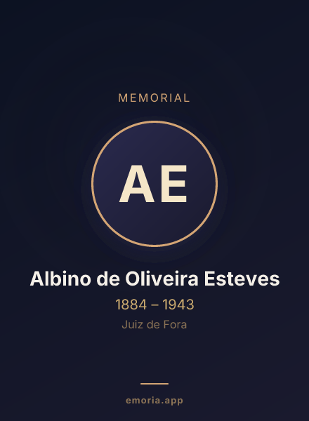Memorial portrait of Albino de Oliveira Esteves