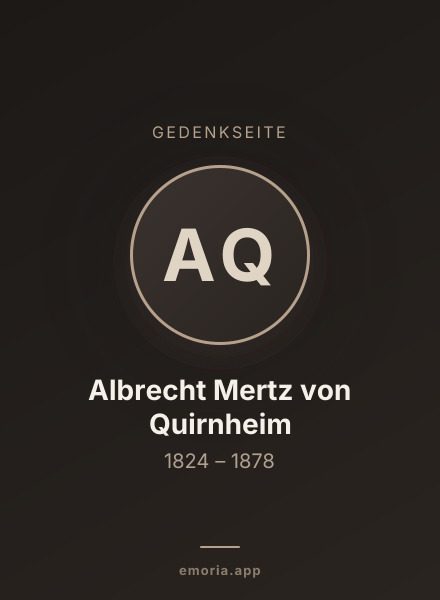 Gedenkportrait von Albrecht Mertz von Quirnheim