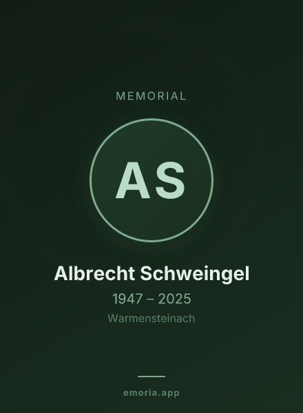 Memorial portrait of Albrecht Schweingel