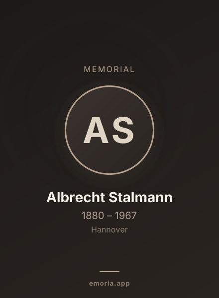 Memorial portrait of Albrecht Stalmann