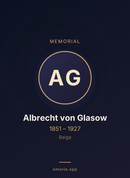 Memorial portrait of Albrecht von Glasow