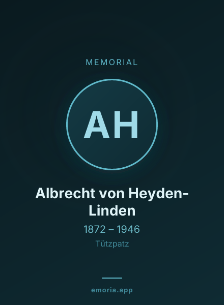 Memorial portrait of Albrecht von Heyden-Linden