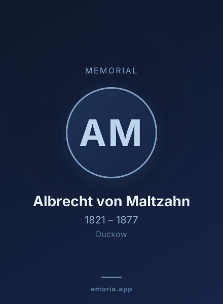 Memorial portrait of Albrecht von Maltzahn