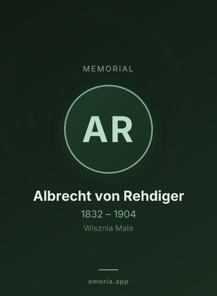 Memorial portrait of Albrecht von Rehdiger