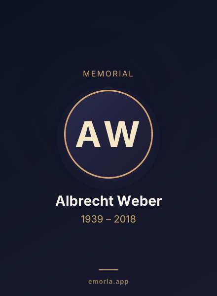 Memorial portrait of Albrecht Weber