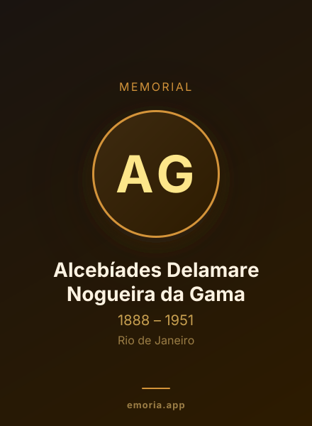 Memorial portrait of Alcebíades Delamare Nogueira da Gama