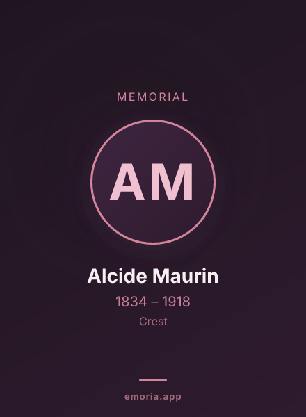 Memorial portrait of Alcide Maurin