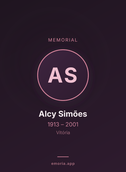 Memorial portrait of Alcy Simões