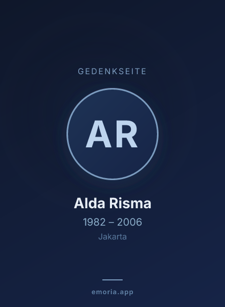 Gedenkportrait von Alda Risma