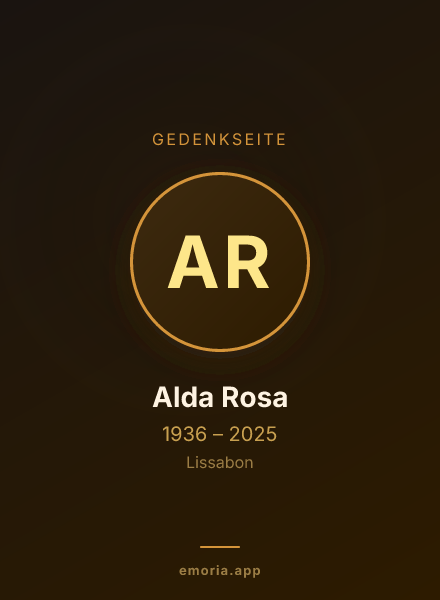 Gedenkportrait von Alda Rosa