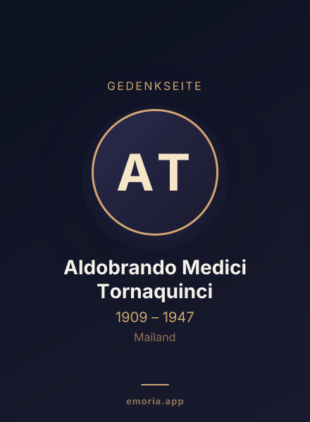 Gedenkportrait von Aldobrando Medici Tornaquinci