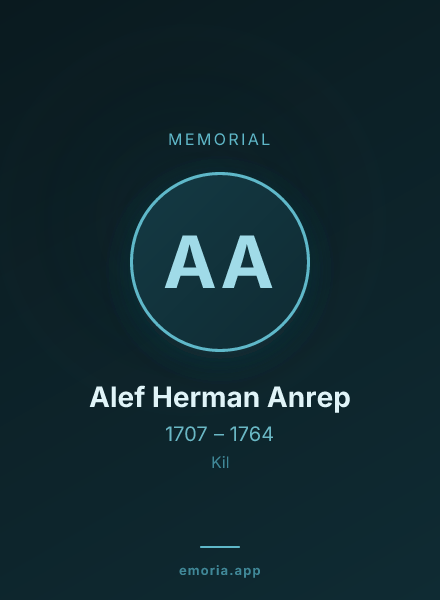 Memorial portrait of Alef Herman Anrep