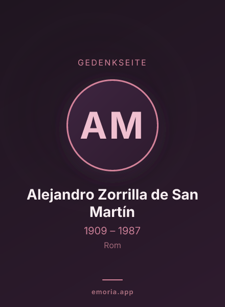 Gedenkportrait von Alejandro Zorrilla de San Martín