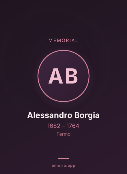 Memorial portrait of Alessandro Borgia
