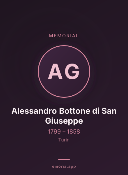 Memorial portrait of Alessandro Bottone di San Giuseppe