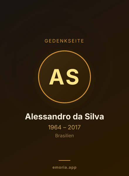 Gedenkportrait von Alessandro da Silva