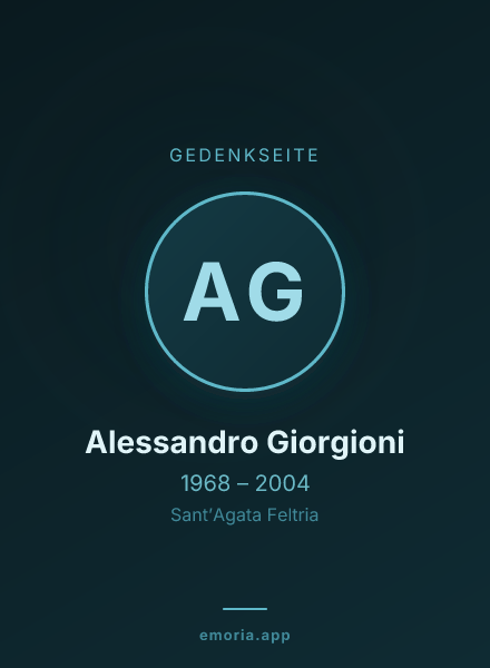 Gedenkportrait von Alessandro Giorgioni