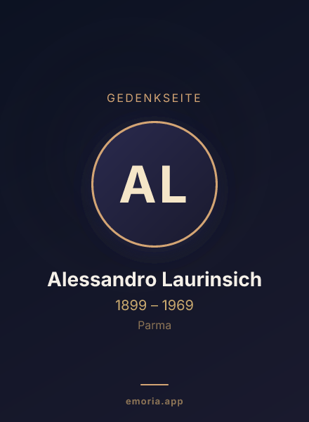 Gedenkportrait von Alessandro Laurinsich