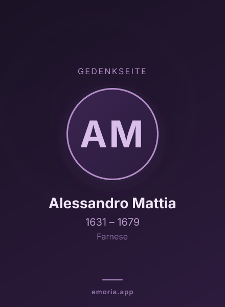 Gedenkportrait von Alessandro Mattia
