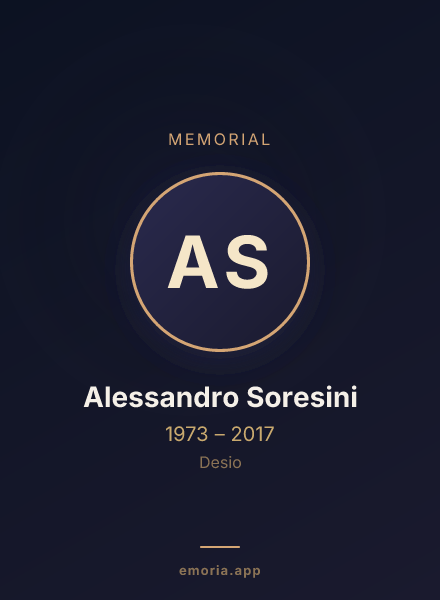 Memorial portrait of Alessandro Soresini