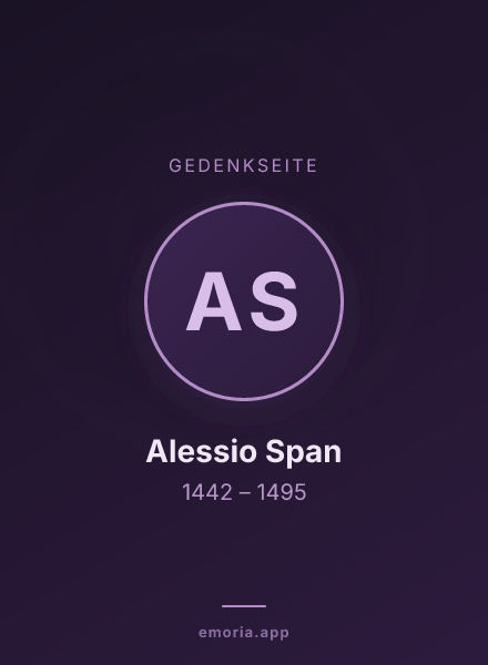 Gedenkportrait von Alessio Span