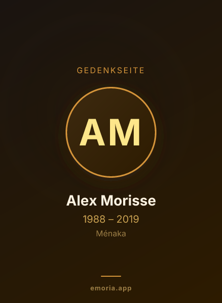 Gedenkportrait von Alex Morisse