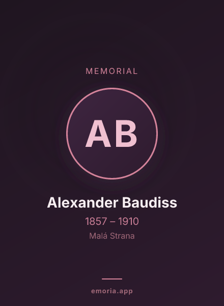 Memorial portrait of Alexander Baudiss