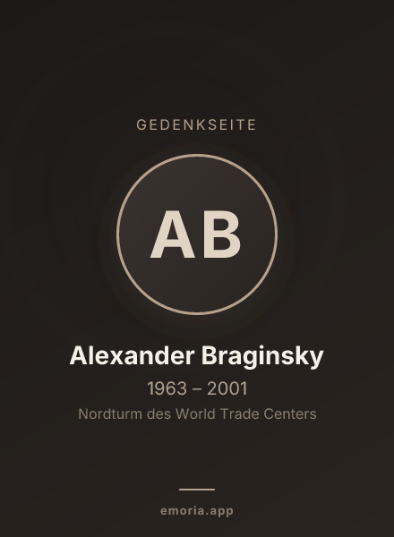 Gedenkportrait von Alexander Braginsky