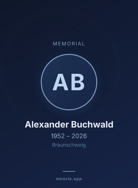 Memorial portrait of Alexander Buchwald