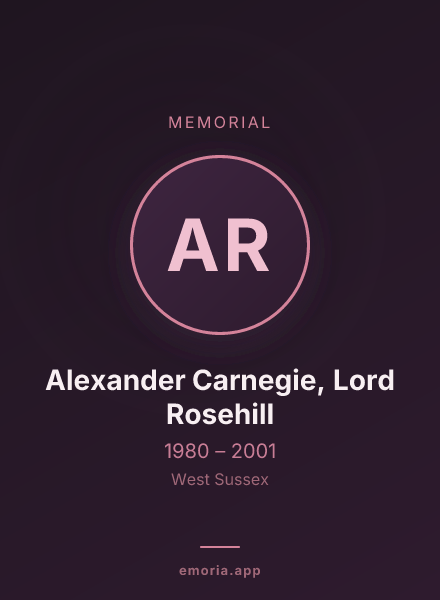 Memorial portrait of Alexander Carnegie, Lord Rosehill