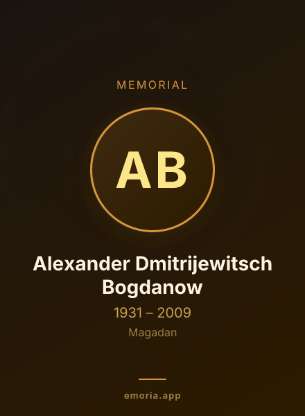 Memorial portrait of Alexander Dmitrijewitsch Bogdanow