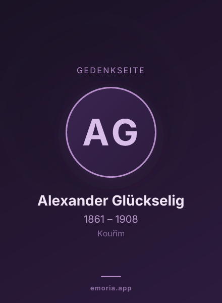 Gedenkportrait von Alexander Glückselig