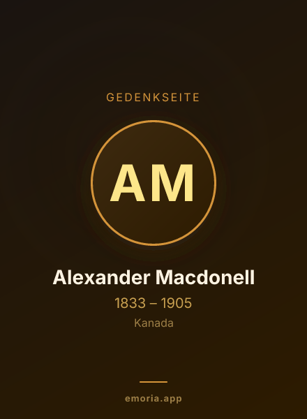 Gedenkportrait von Alexander Macdonell
