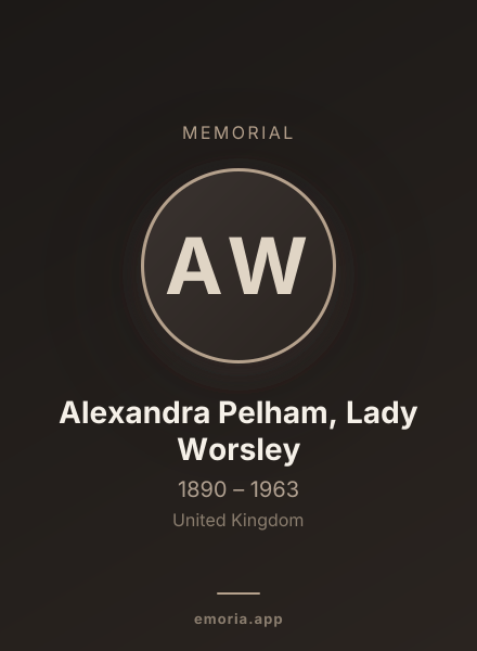 Memorial portrait of Alexandra Pelham, Lady Worsley