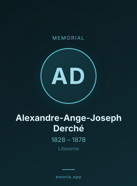 Memorial portrait of Alexandre-Ange-Joseph Derché
