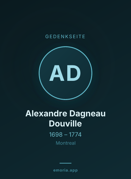 Gedenkportrait von Alexandre Dagneau Douville