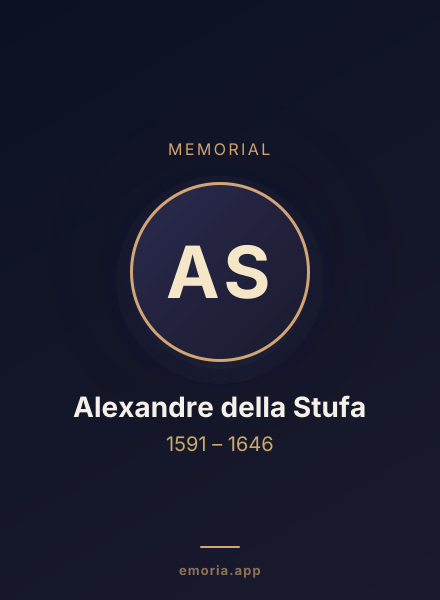 Memorial portrait of Alexandre della Stufa