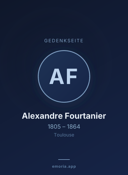 Gedenkportrait von Alexandre Fourtanier