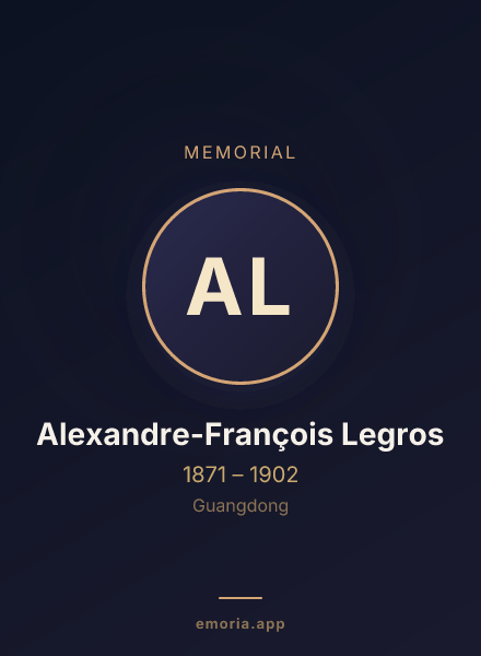 Memorial portrait of Alexandre-François Legros
