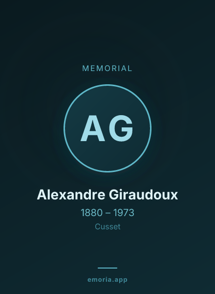 Memorial portrait of Alexandre Giraudoux