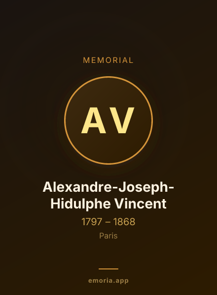 Memorial portrait of Alexandre-Joseph-Hidulphe Vincent