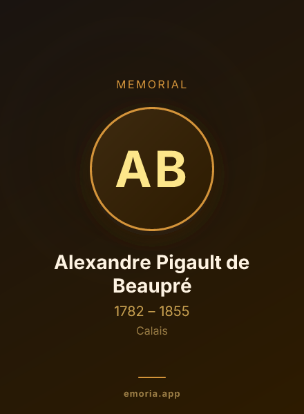 Memorial portrait of Alexandre Pigault de Beaupré