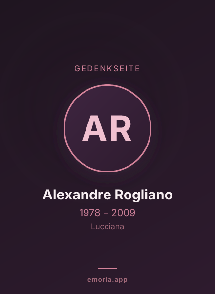 Gedenkportrait von Alexandre Rogliano