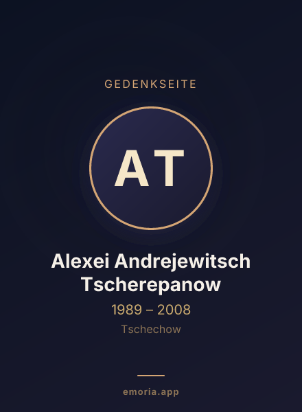 Gedenkportrait von Alexei Andrejewitsch Tscherepanow