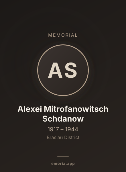 Memorial portrait of Alexei Mitrofanowitsch Schdanow