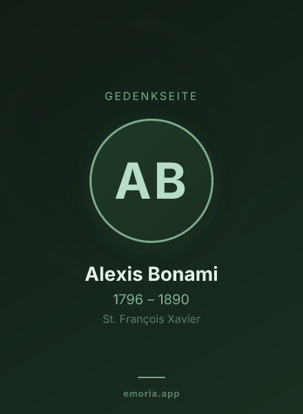 Gedenkportrait von Alexis Bonami