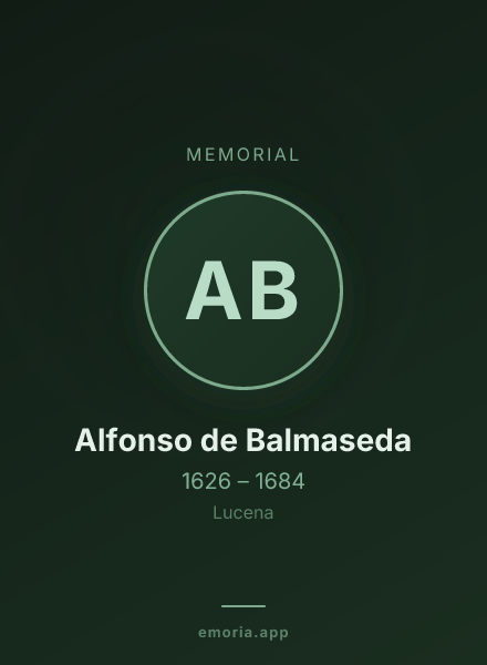 Memorial portrait of Alfonso de Balmaseda